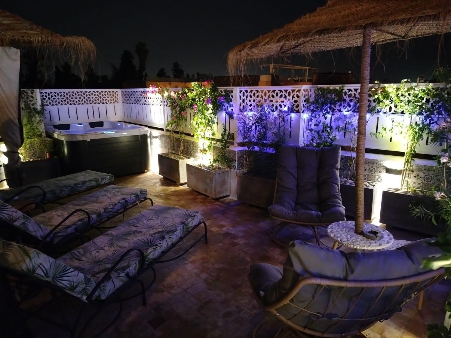 Riad & Spa Sous Le Soleil Chez Jerome Et Pamela Ch Zen Marrakesh Eksteriør bilde